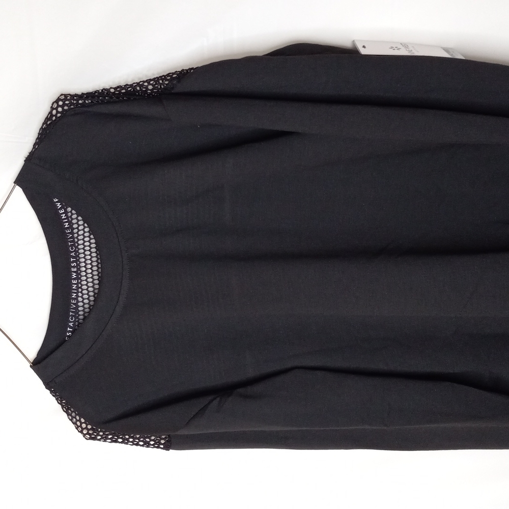 Nine West Active T-shirt black Med New